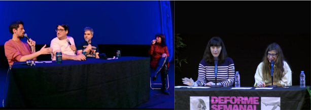 Un grupo de personas sentadas frente a una pantalla

Descripción generada automáticamente con confianza media