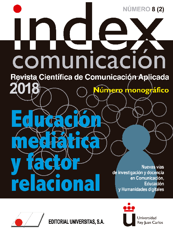 					Ver Vol. 8 Núm. 2 (2018): Educación mediática y factor relacional
				